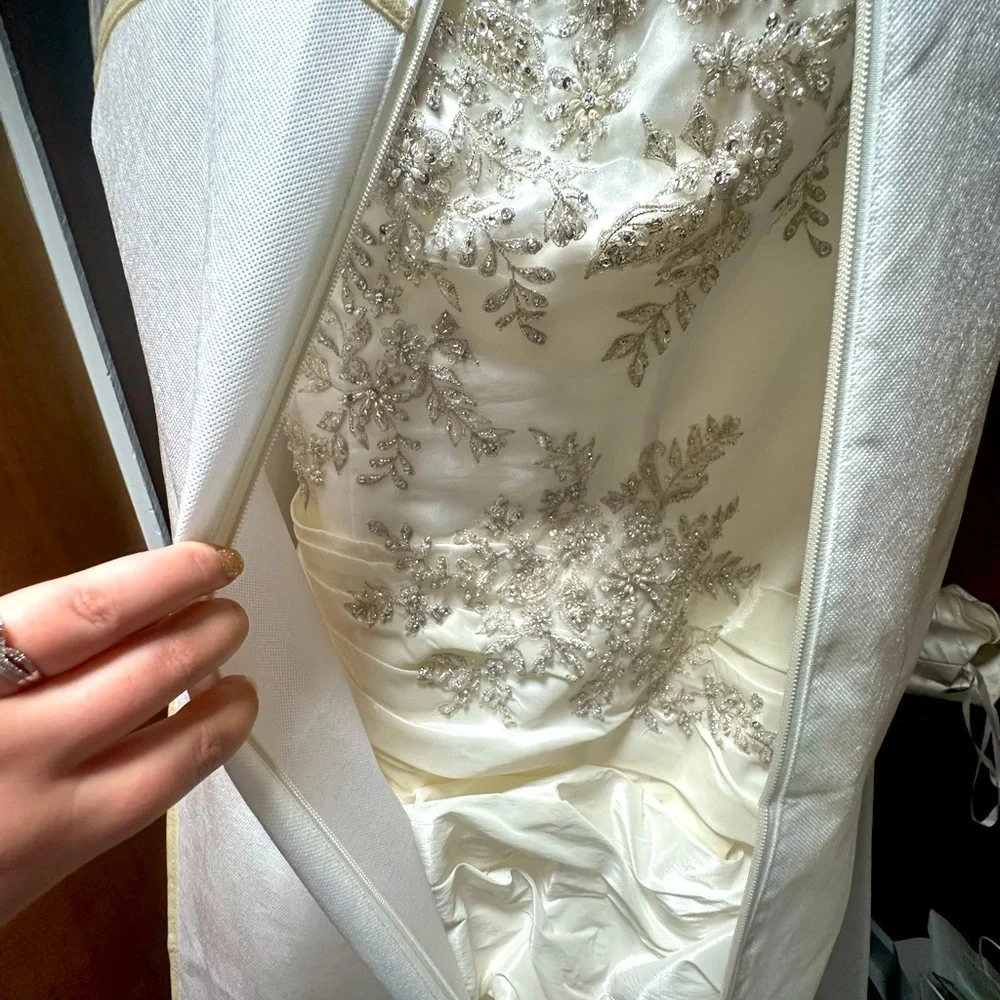 Casablanca Bridal Gown style 1996 NWT sz 14 Ivory not altered worth 2K$ - Picture 6 of 8